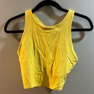 Athleta Vibrant Yellow Crop Top